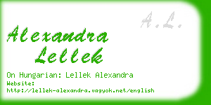 alexandra lellek business card